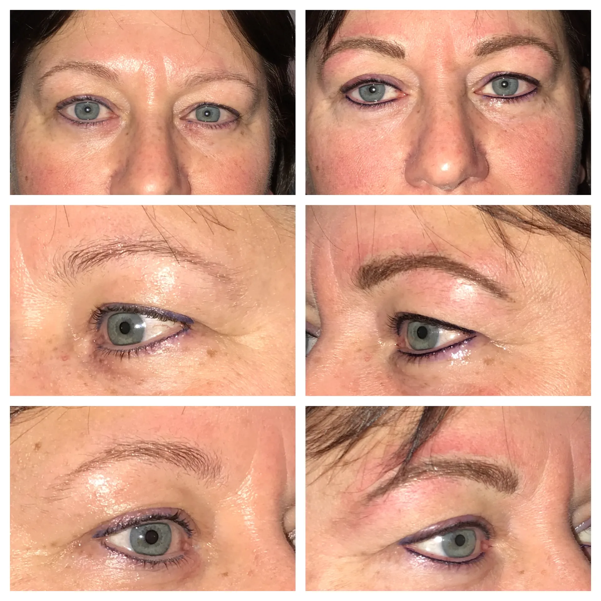 Powder Brows Before After Austin